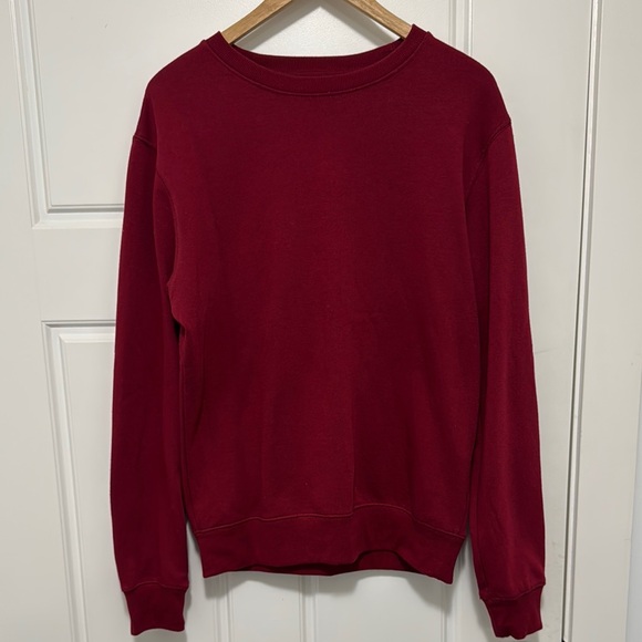 Urban Heritage Men's Crewneck Sweater - Burgundy - Picture 1 of 3